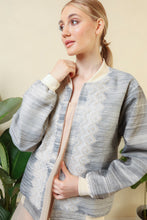 Load image into Gallery viewer, Victory Bomber Jacket in Beige
