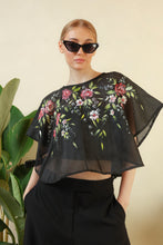 Load image into Gallery viewer, Vinta Hand-Painted Silk Top
